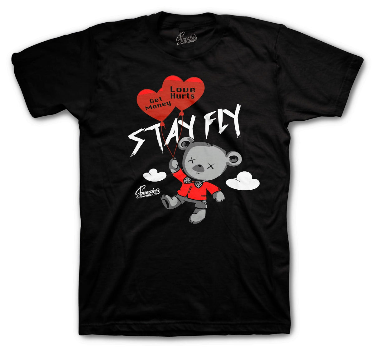 Retro 5 Fire Red Money Over Love Shirt