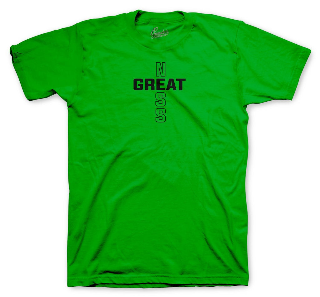 Retro 1 Pine Green Greatness Cross Shirt