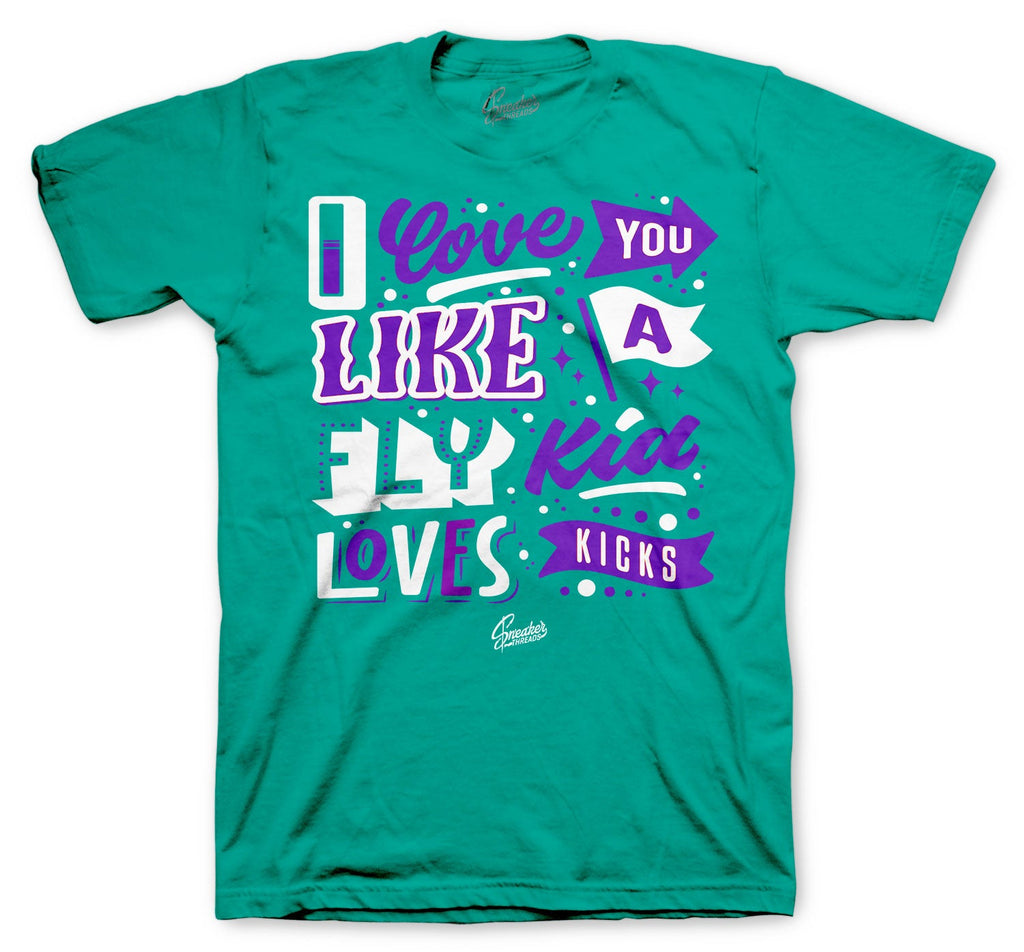Retro 5 Alternate Grape Love Kicks Shirt