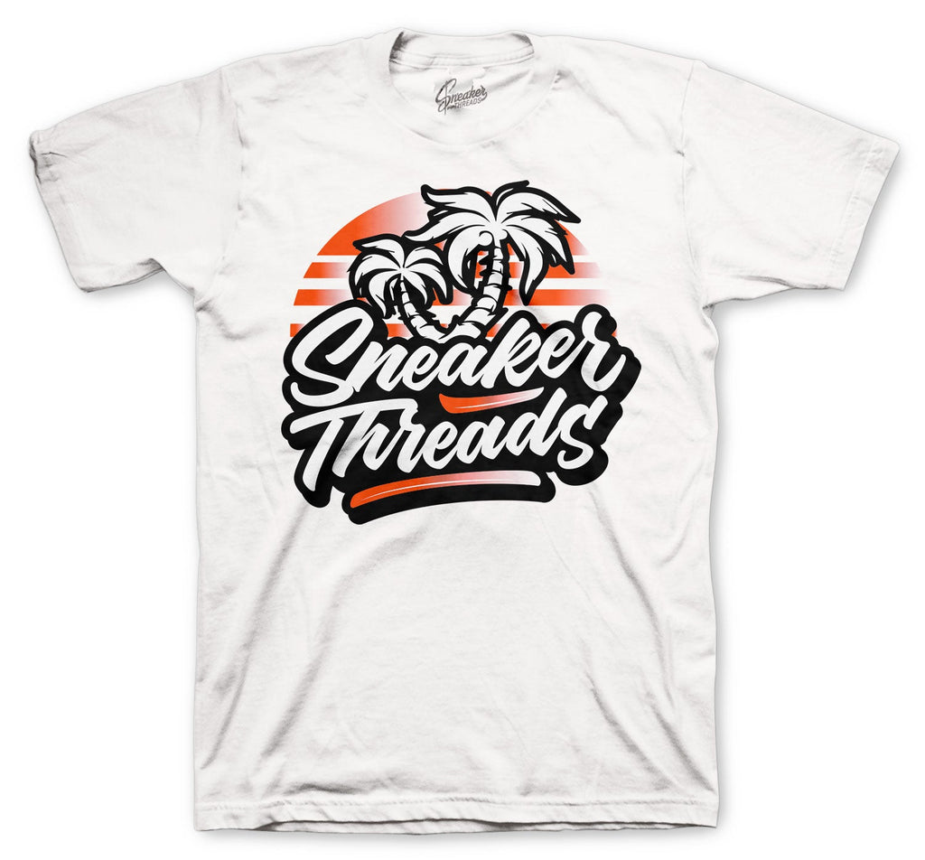 Retro 4 Orange Metallic ST Palms Shirt