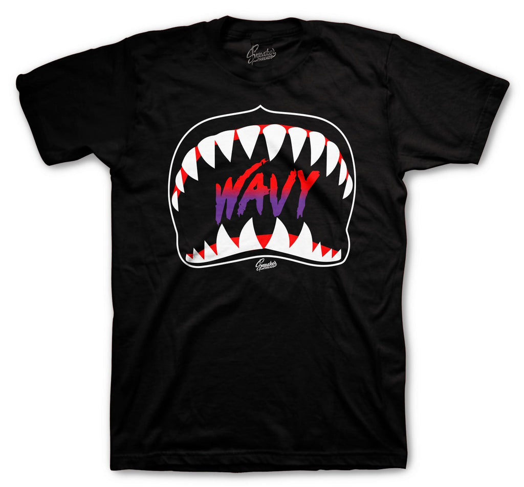 Retro 5 Top 3 Wavy Shirt