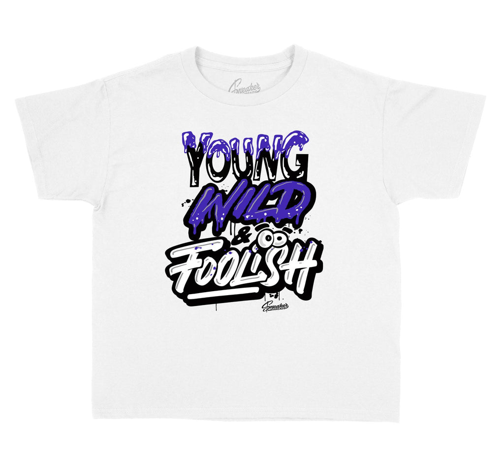 Kids - Purple Metallic 4 Young Wild Shirt