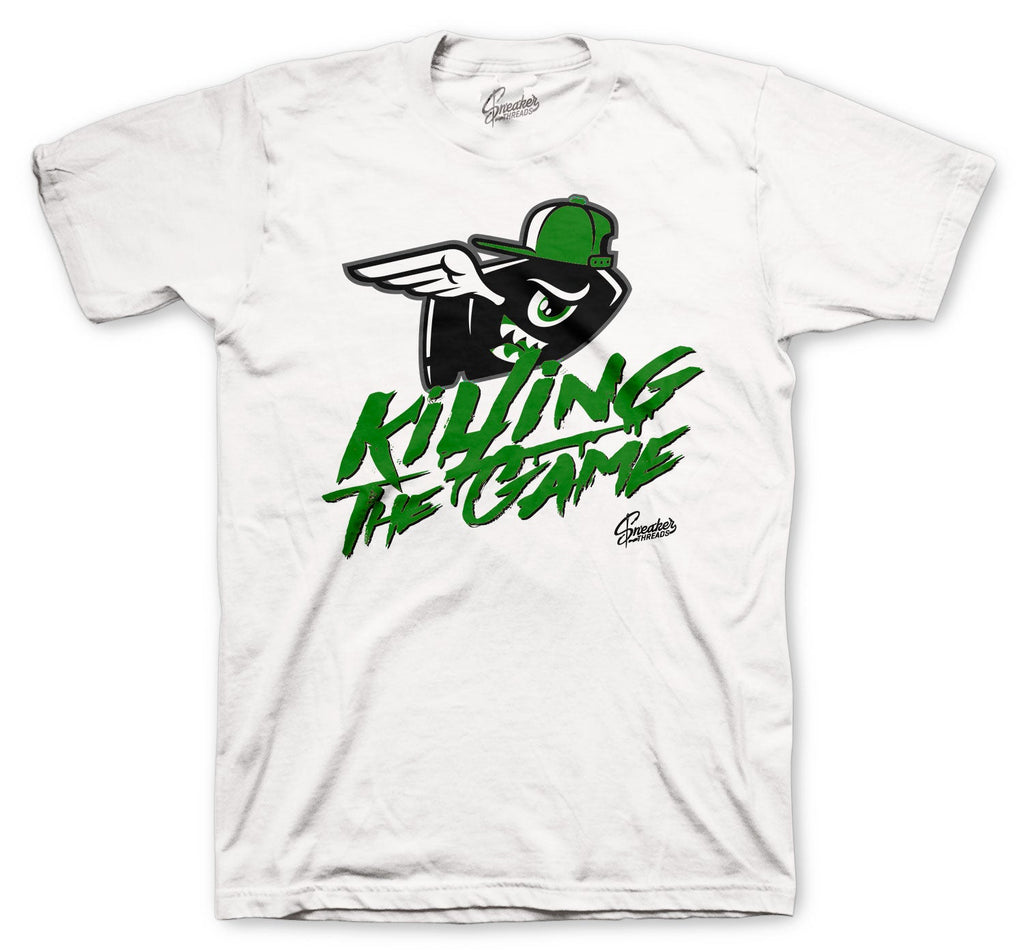 Retro 4 Green Metallic Killing the Game Shirt