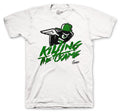 Retro 4 Green Metallic Killing the Game Shirt