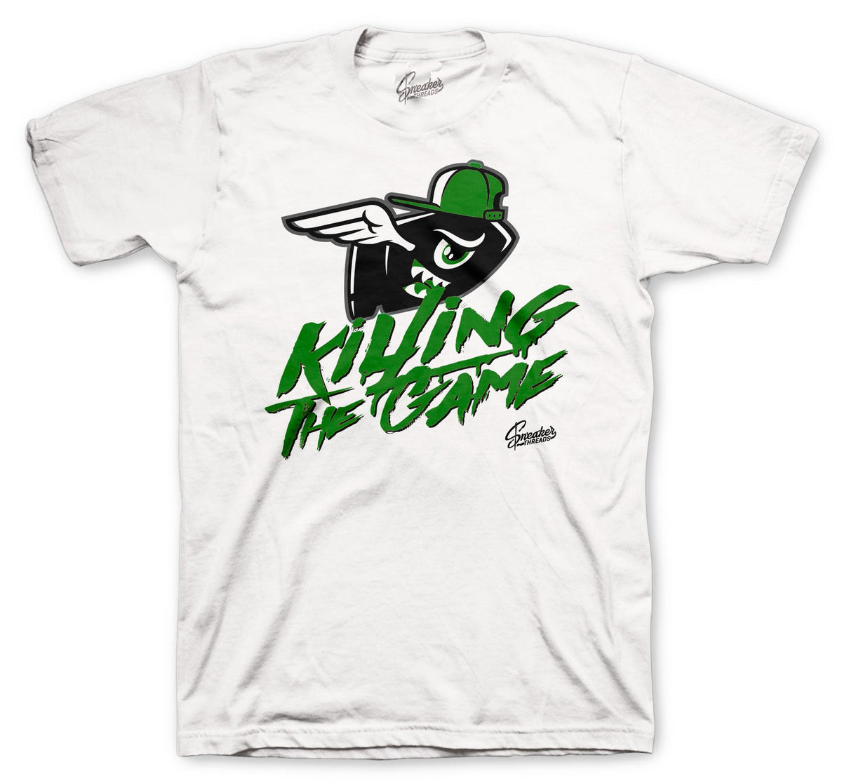 Retro 4 Green Metallic Killing the Game Shirt