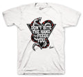 Retro 4 Red Metallic Hand that Feeds Shirt