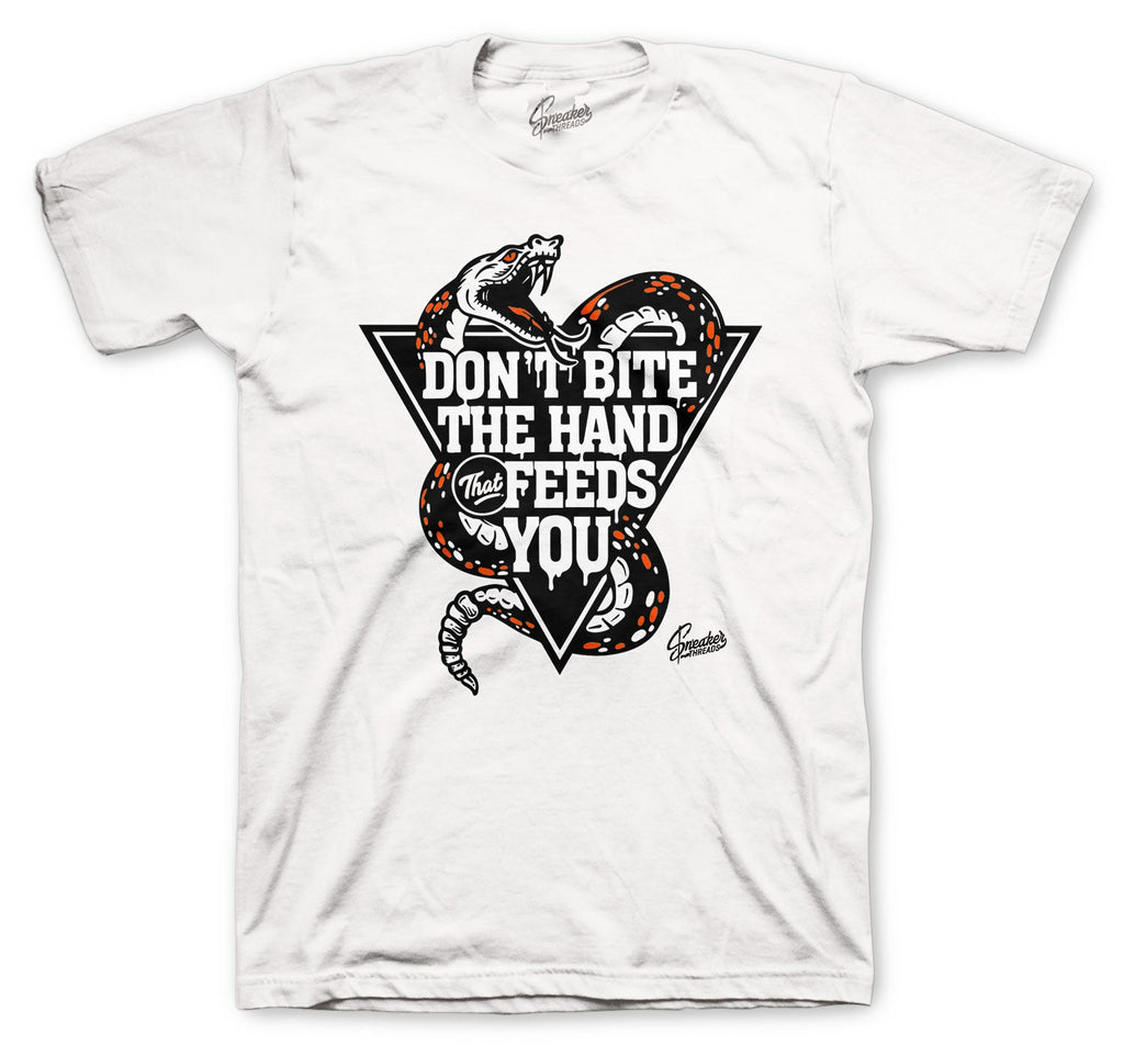 Retro 4 Orange Metallic Hand that Bites Shirt