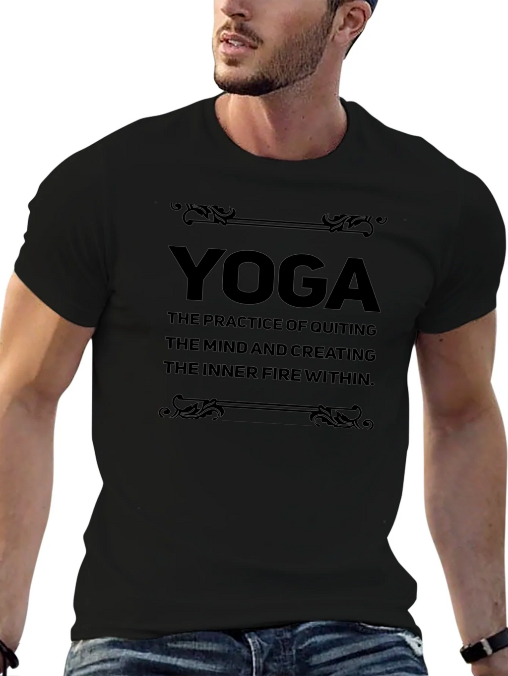 Yoga Practice T-Shirt - Inner Fire Design product image 6