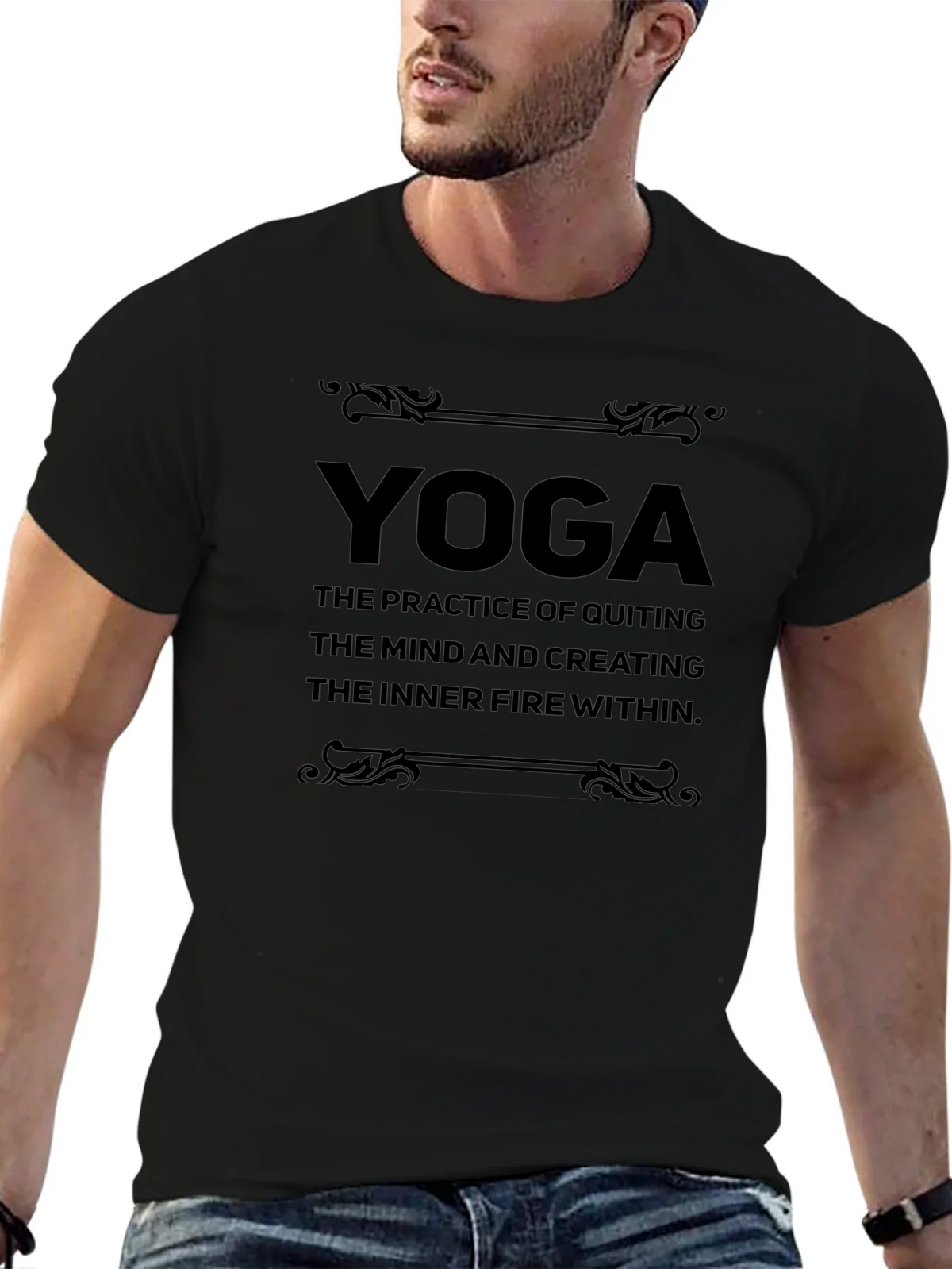 Yoga Practice T-Shirt - Inner Fire Design product image 6