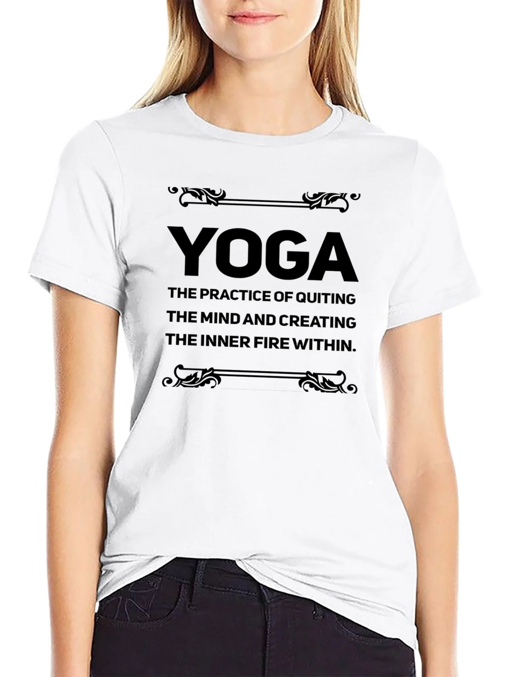 Yoga Practice T-Shirt - Inner Fire Design product image 8