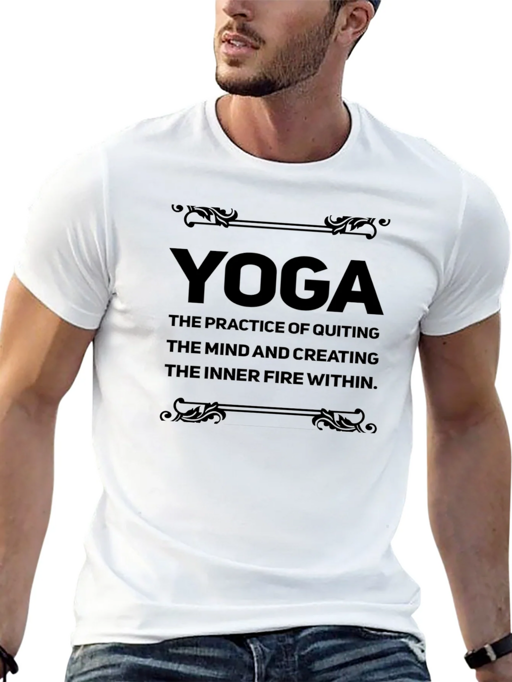 Yoga Practice T-Shirt - Inner Fire Design product image 12