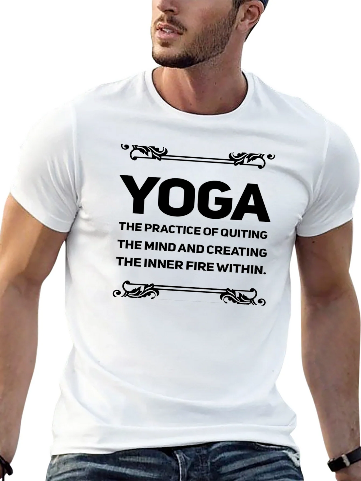 Yoga Practice T-Shirt - Inner Fire Design product image 12