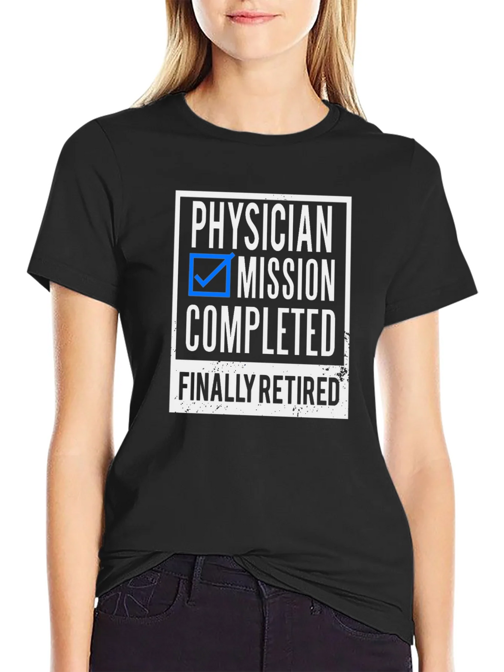 Physician Mission Completed Retired T-Shirt product image 2