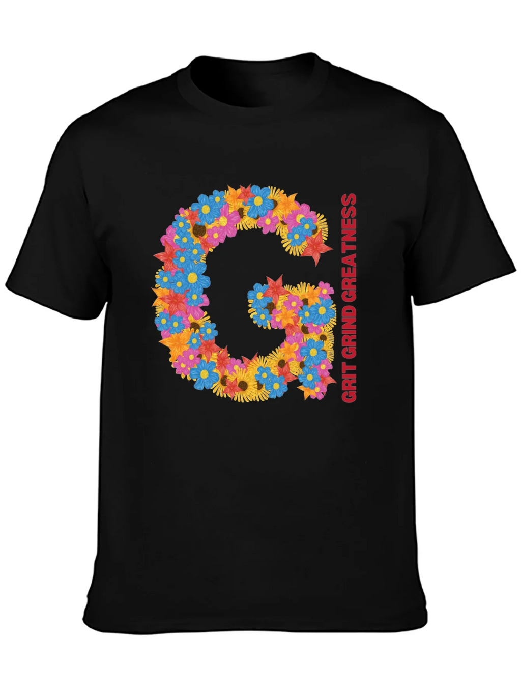 Floral G Grit Grind Greatness Tee product image 3
