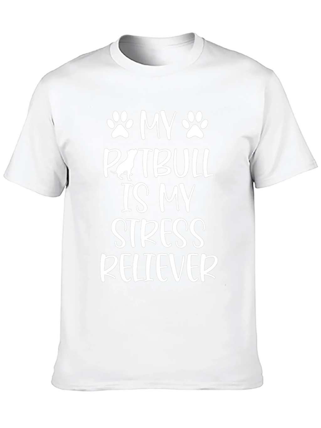 Pitbull Stress Reliever Black T-Shirt product image 5