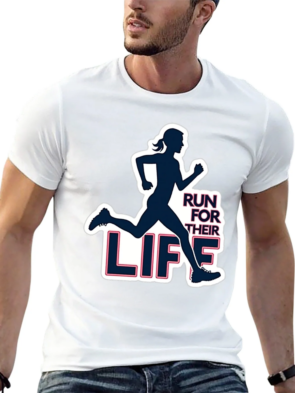 Run For Their Life Graphic Tee product image 11