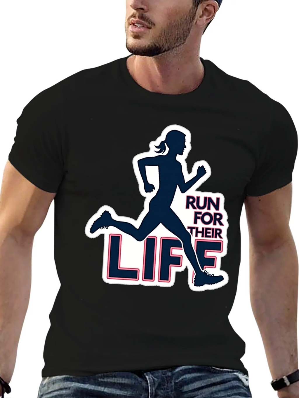 Run For Their Life Graphic Tee product image 6