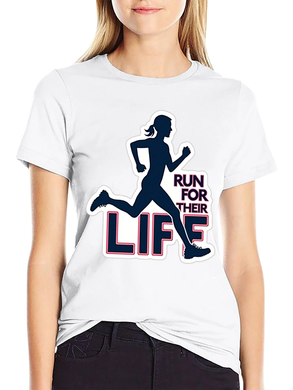 Run For Their Life Graphic Tee product image 8