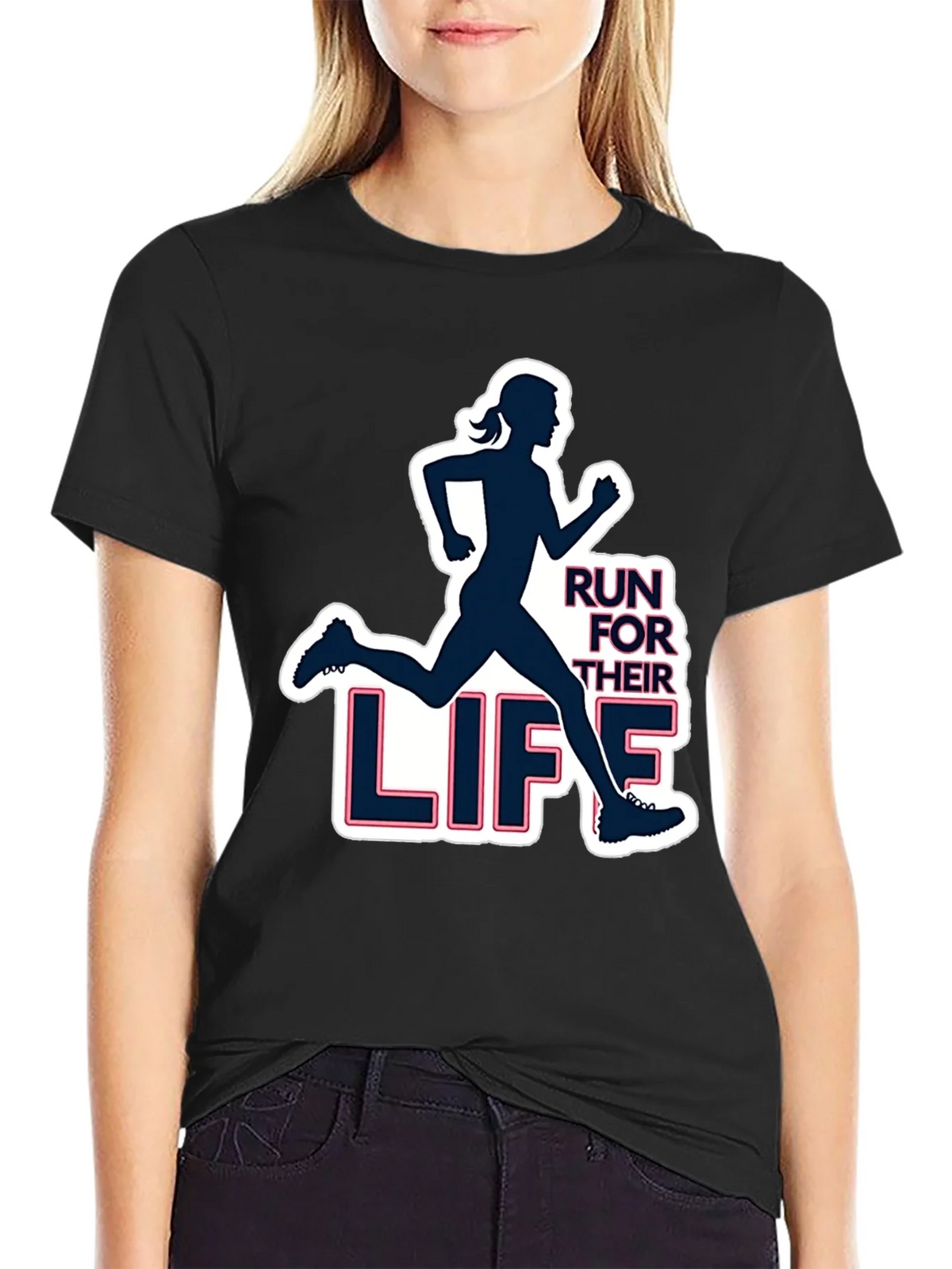 Run For Their Life Graphic Tee product image 2