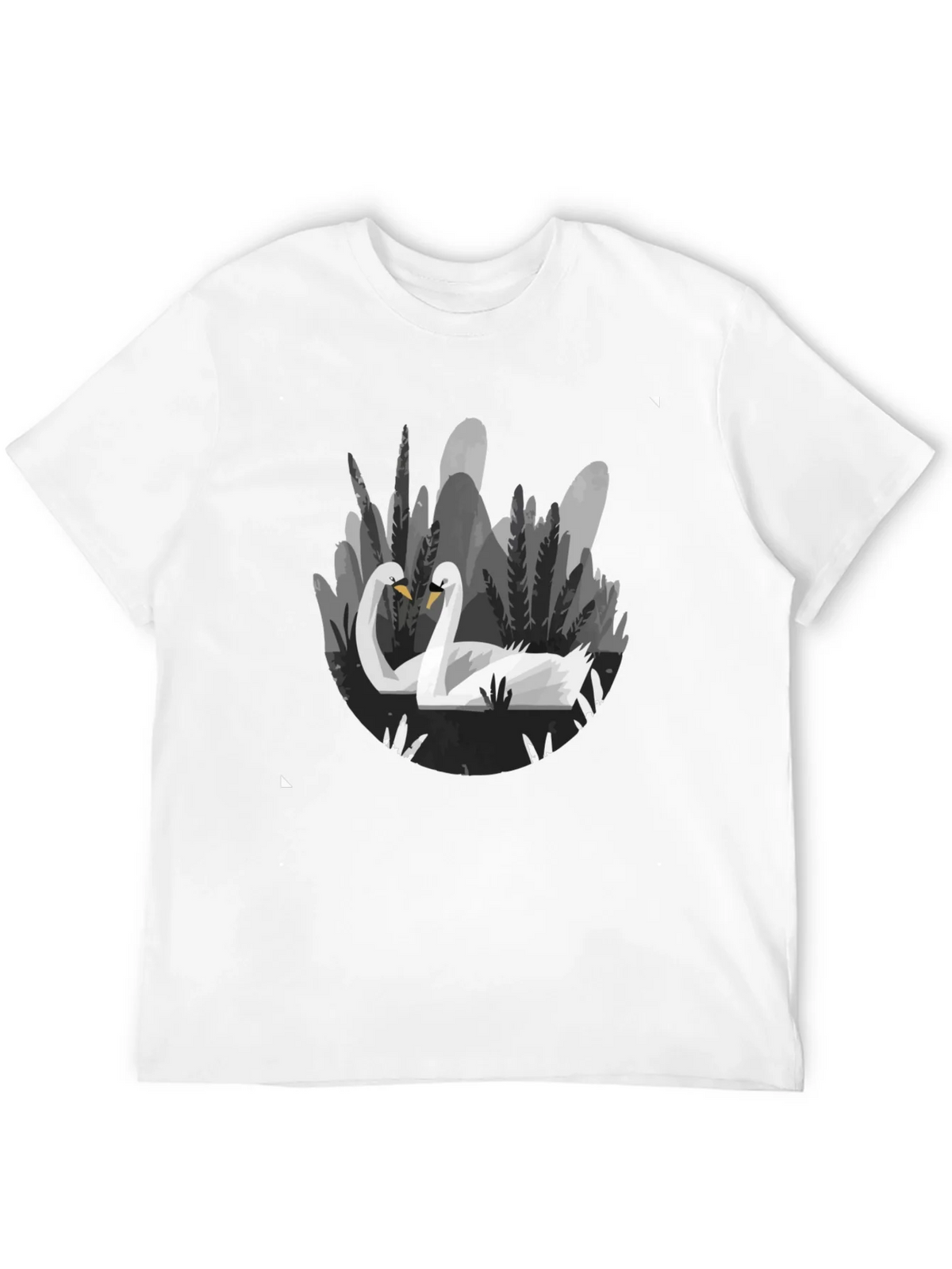 Swan Lake Graphic Tee - Stylish Black T-Shirt product image 5