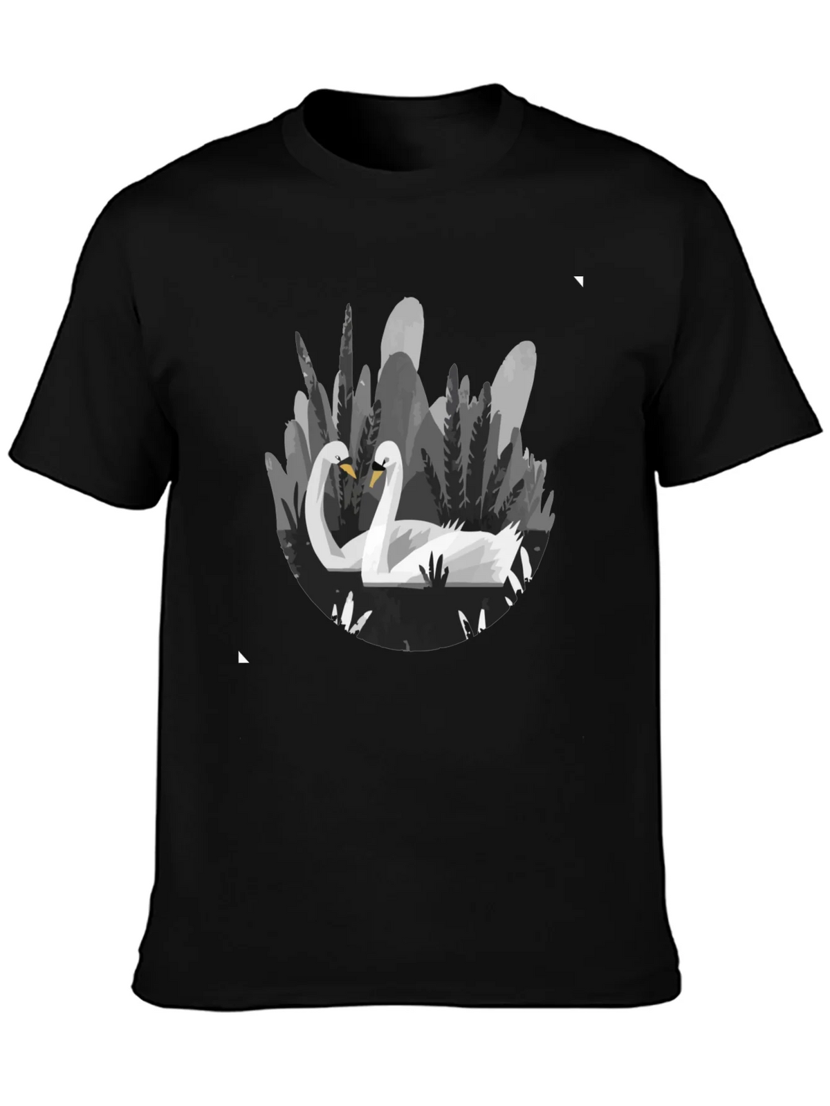 Swan Lake Graphic Tee - Stylish Black T-Shirt product image 3