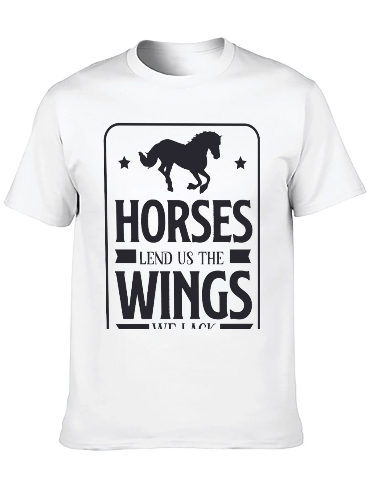 Horses Lend Us The Wings Graphic Tee product image 9