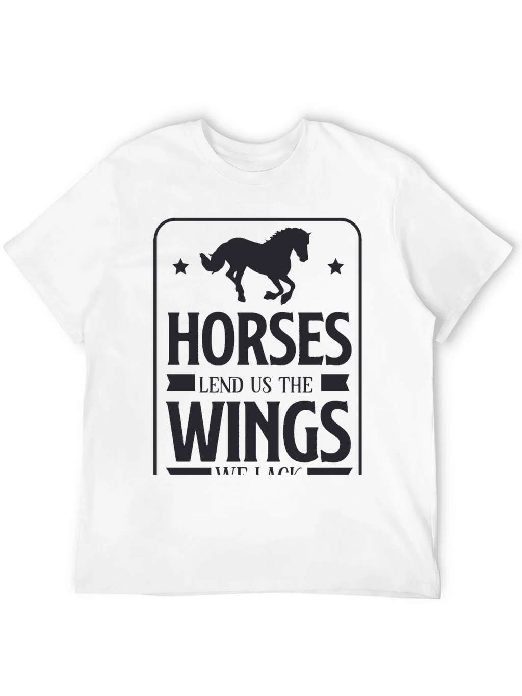 Horses Lend Us The Wings Graphic Tee product image 11