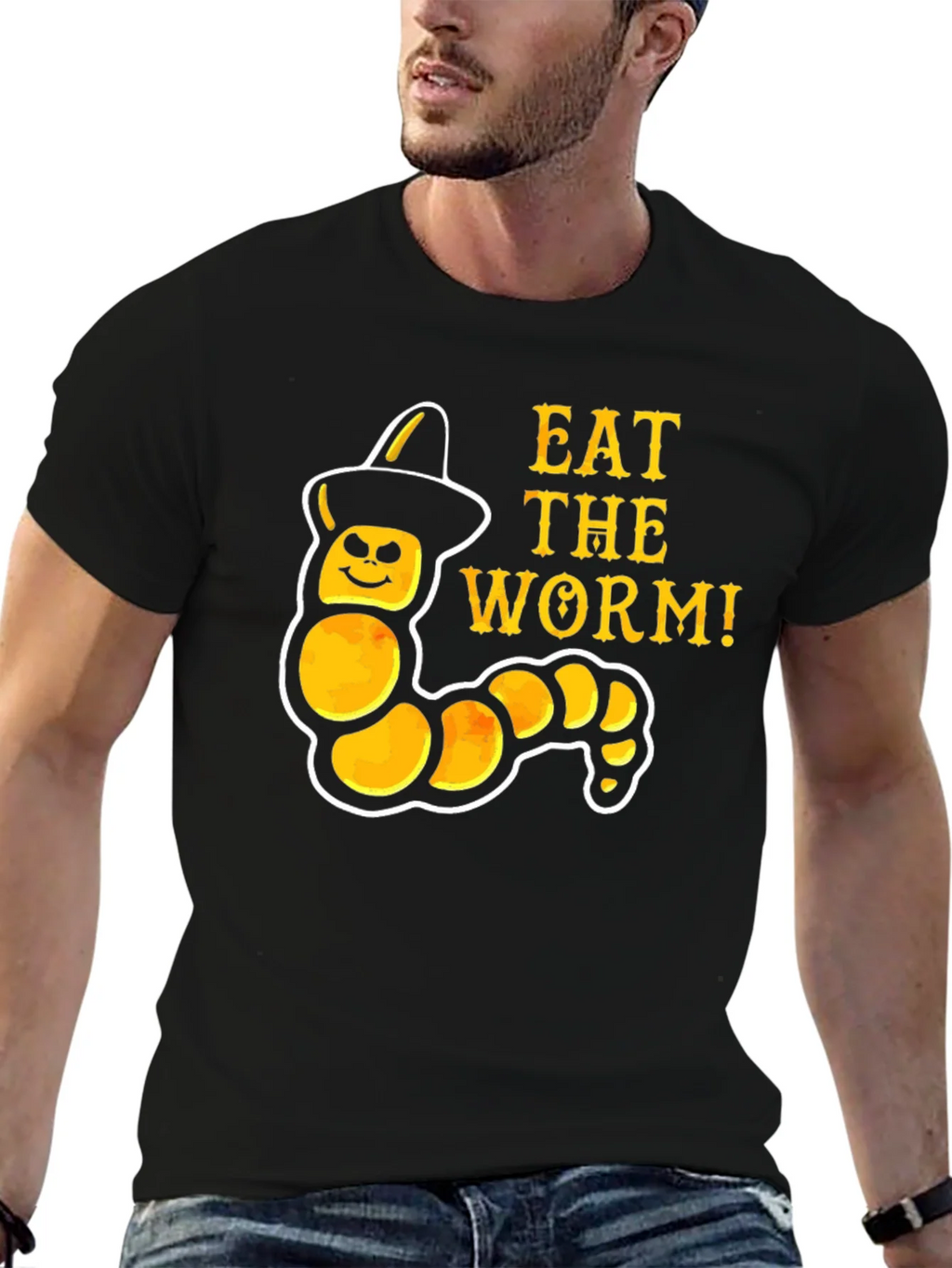 Eat the Worm T-Shirt: Halloween Costume Tee