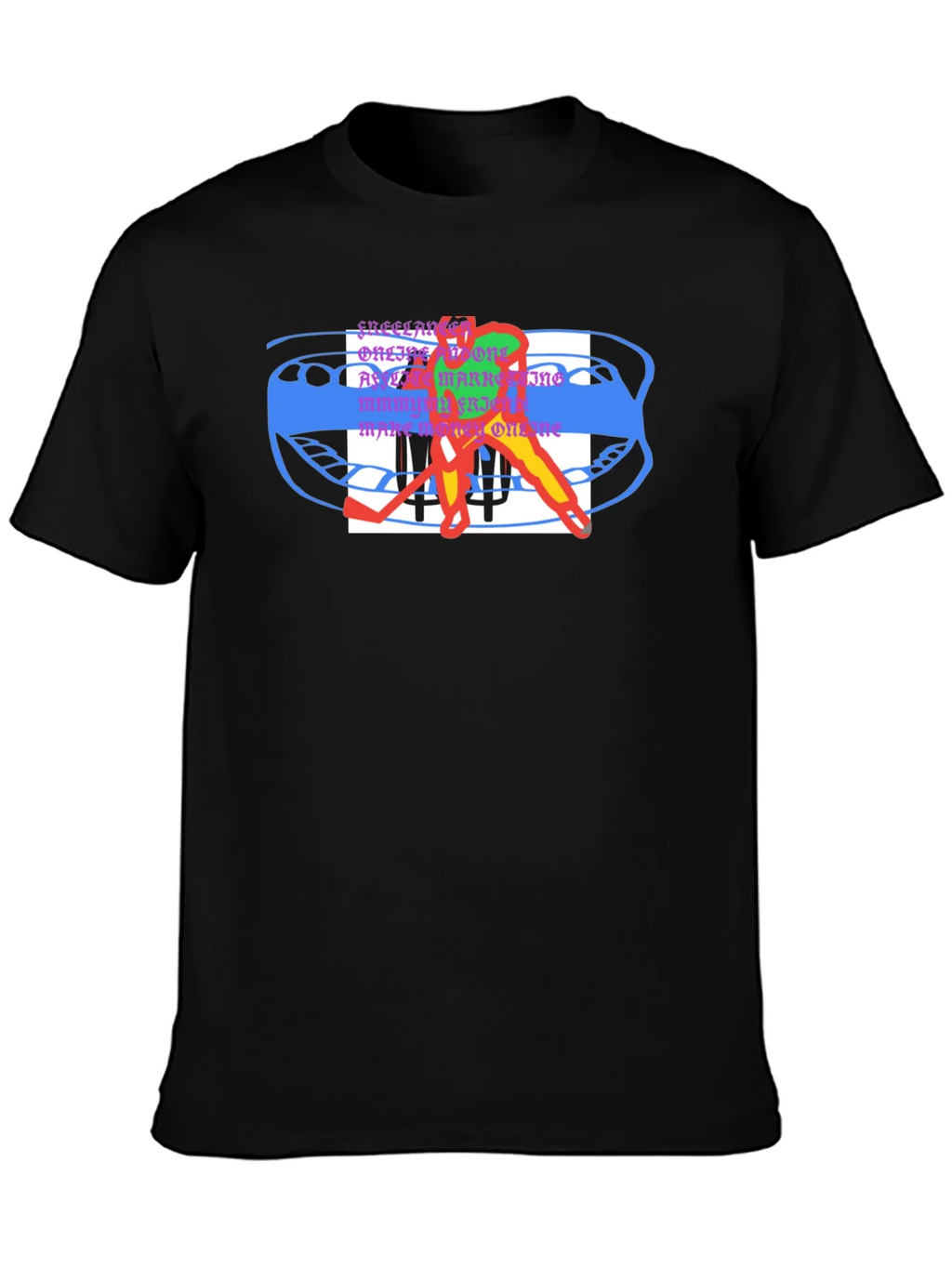 Abstract Hockey T-Shirt product image 2