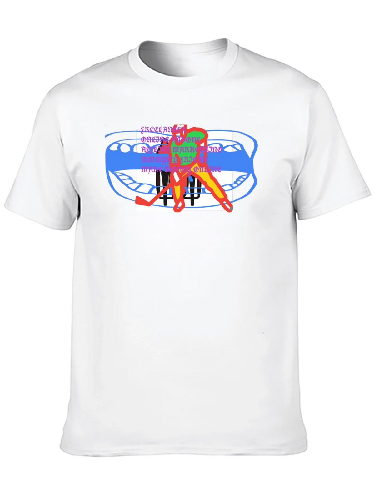 Abstract Hockey T-Shirt product image 3