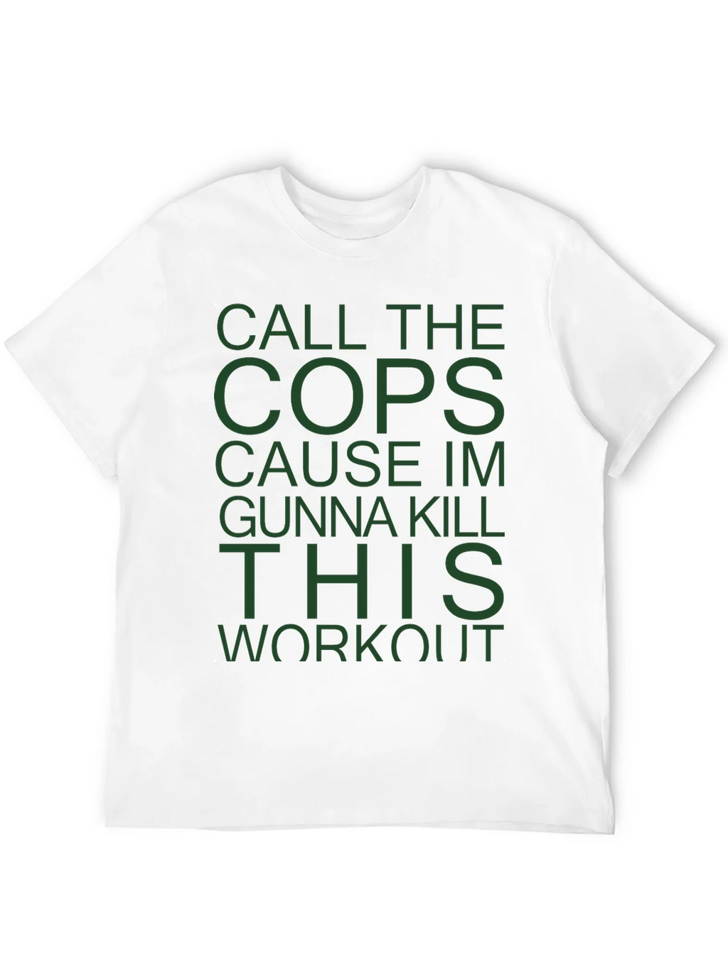 Call The Cops Workout T-Shirt product image 11