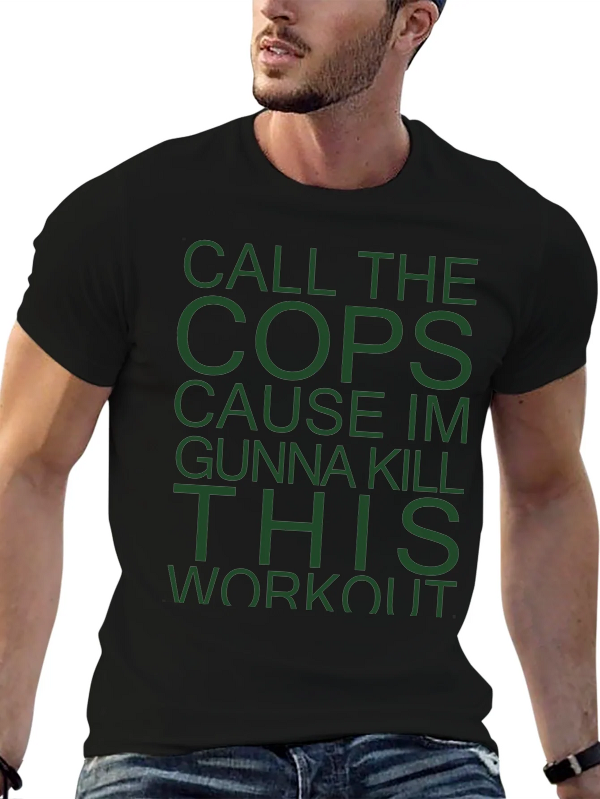 Call The Cops Workout T-Shirt product image 6