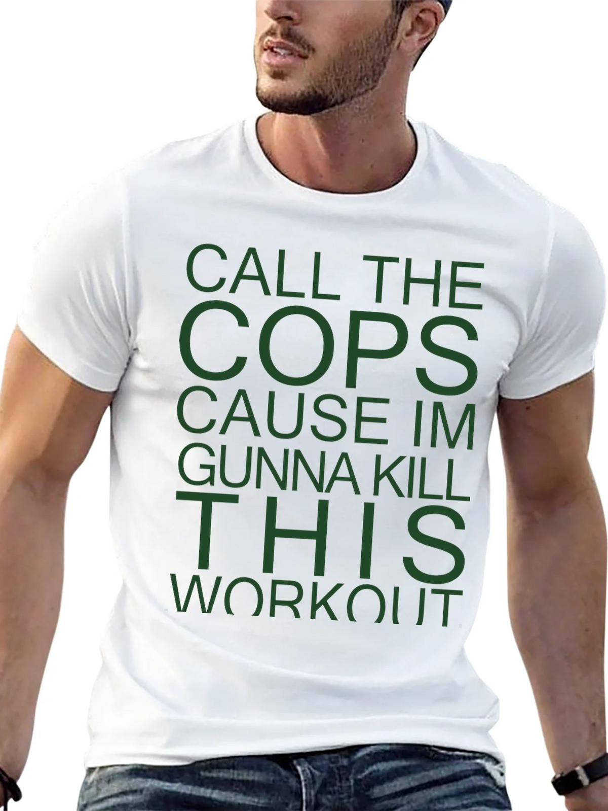 Call The Cops Workout T-Shirt product image 12