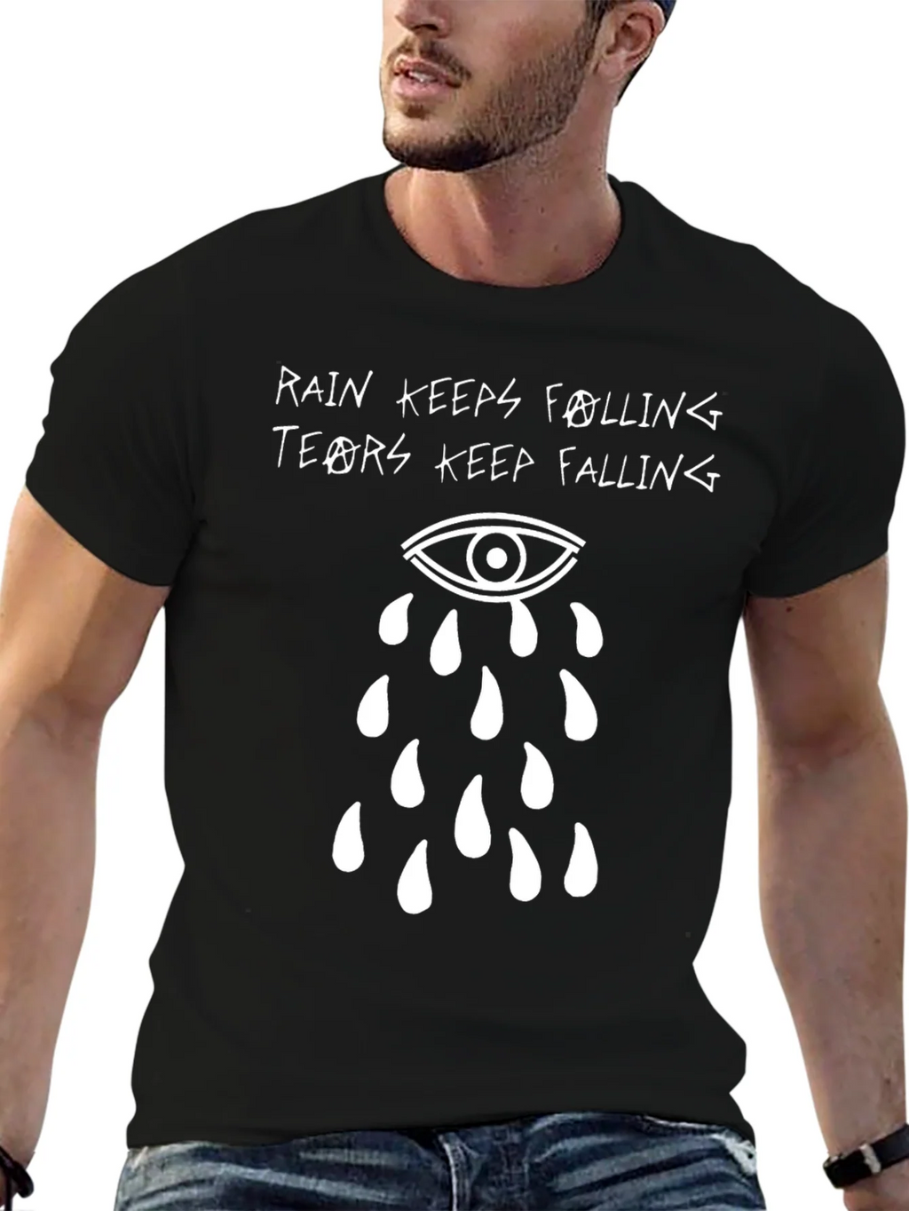 Rain Keeps Falling T-Shirt product image 6