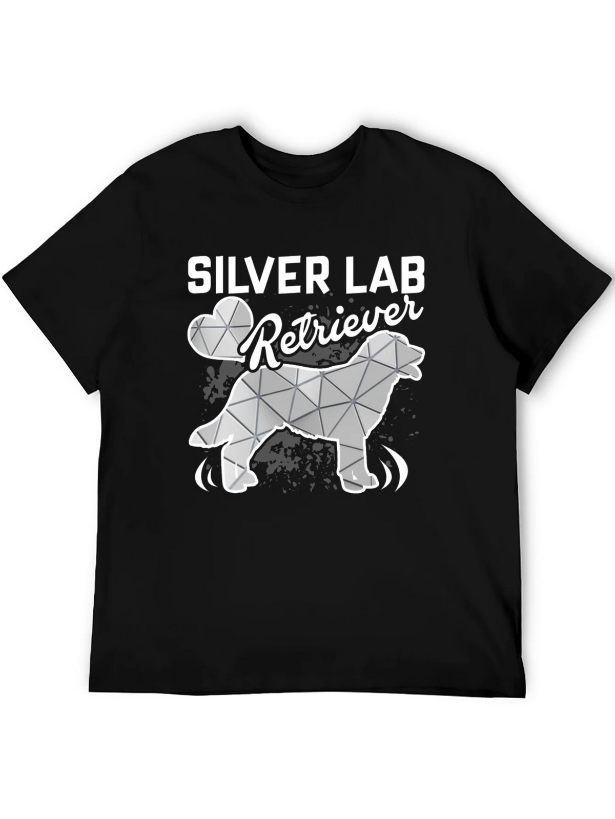 Silver Lab Retriever Graphic T-Shirt product image 5