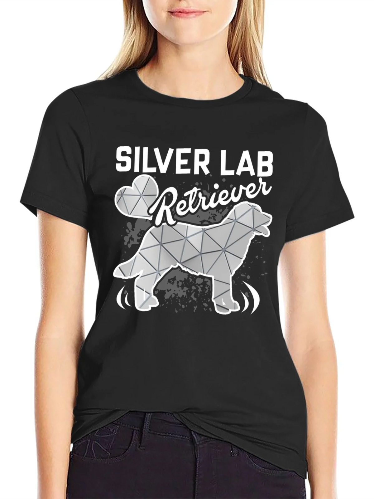 Silver Lab Retriever Graphic T-Shirt product image 2