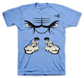 Retro 3 Valor Blue Bull Face Shirt