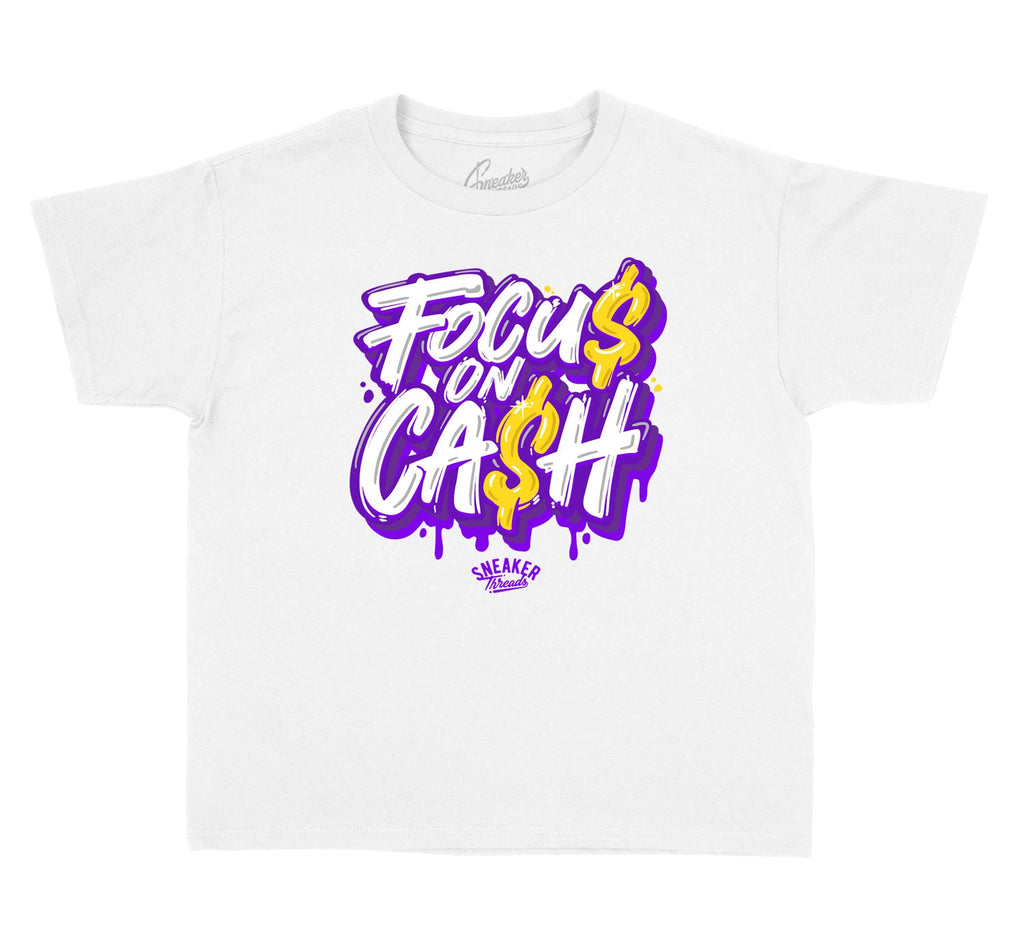 Womens - Purple Metallic 4 Focus on Cash Shirt