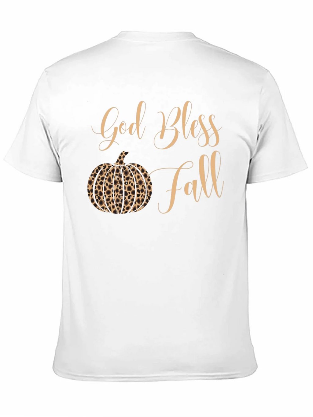 God Bless Fall Leopard Pumpkin T-Shirt product image 10