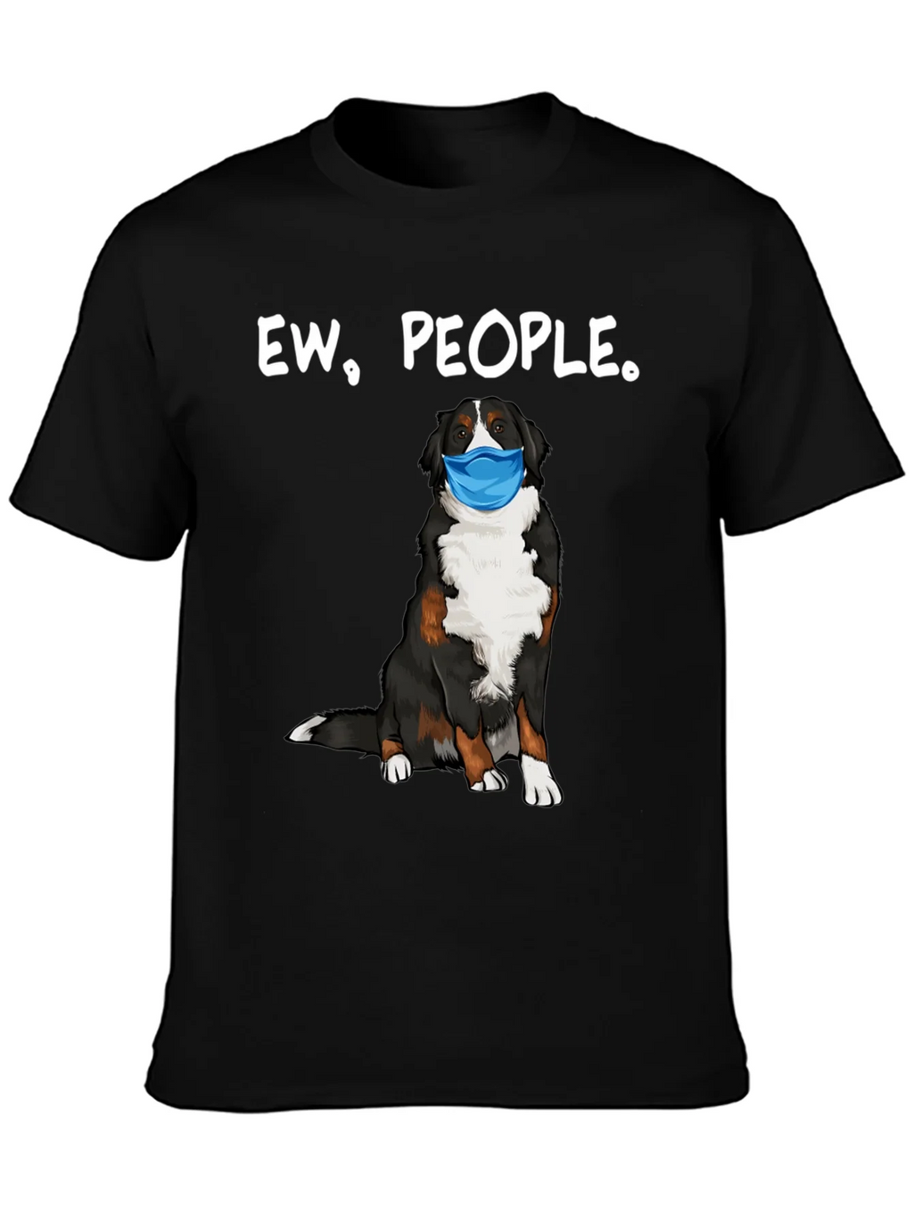 Ew People. Dog in Mask Graphic Tee product image 2