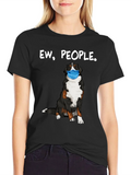 Ew People. Dog in Mask Graphic Tee product image 1