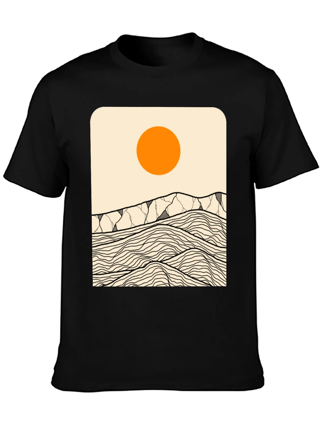 Abstract Mountainscape T-Shirt product image 3