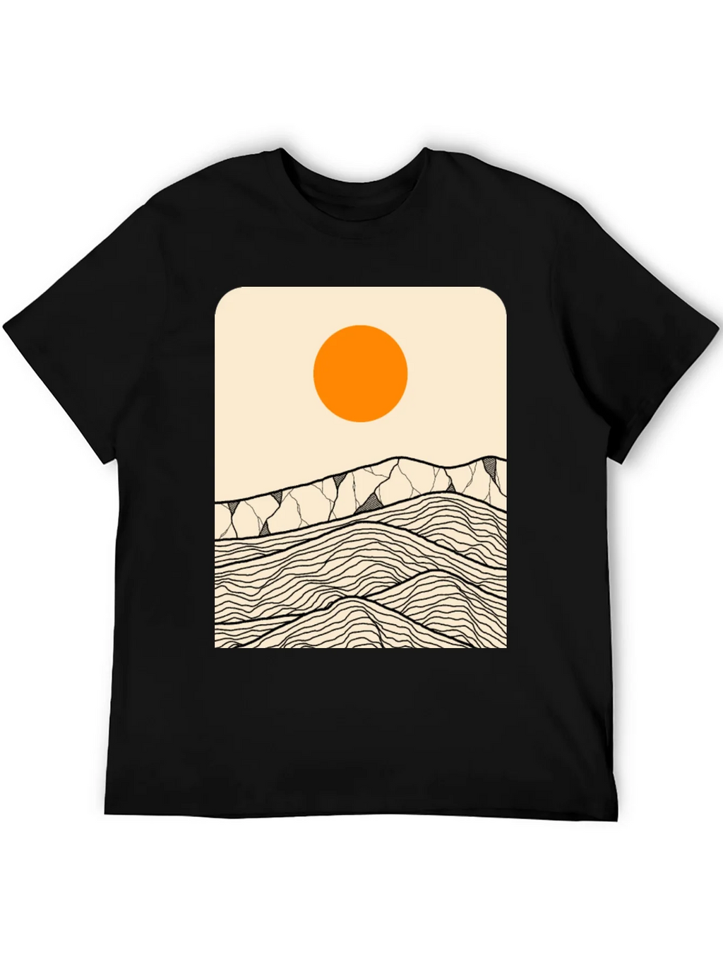 Abstract Mountainscape T-Shirt product image 4