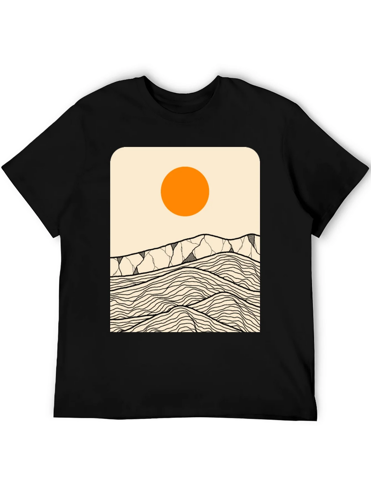 Abstract Mountainscape T-Shirt product image 4