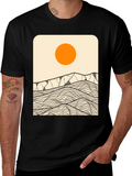 Abstract Mountainscape T-Shirt product image 1