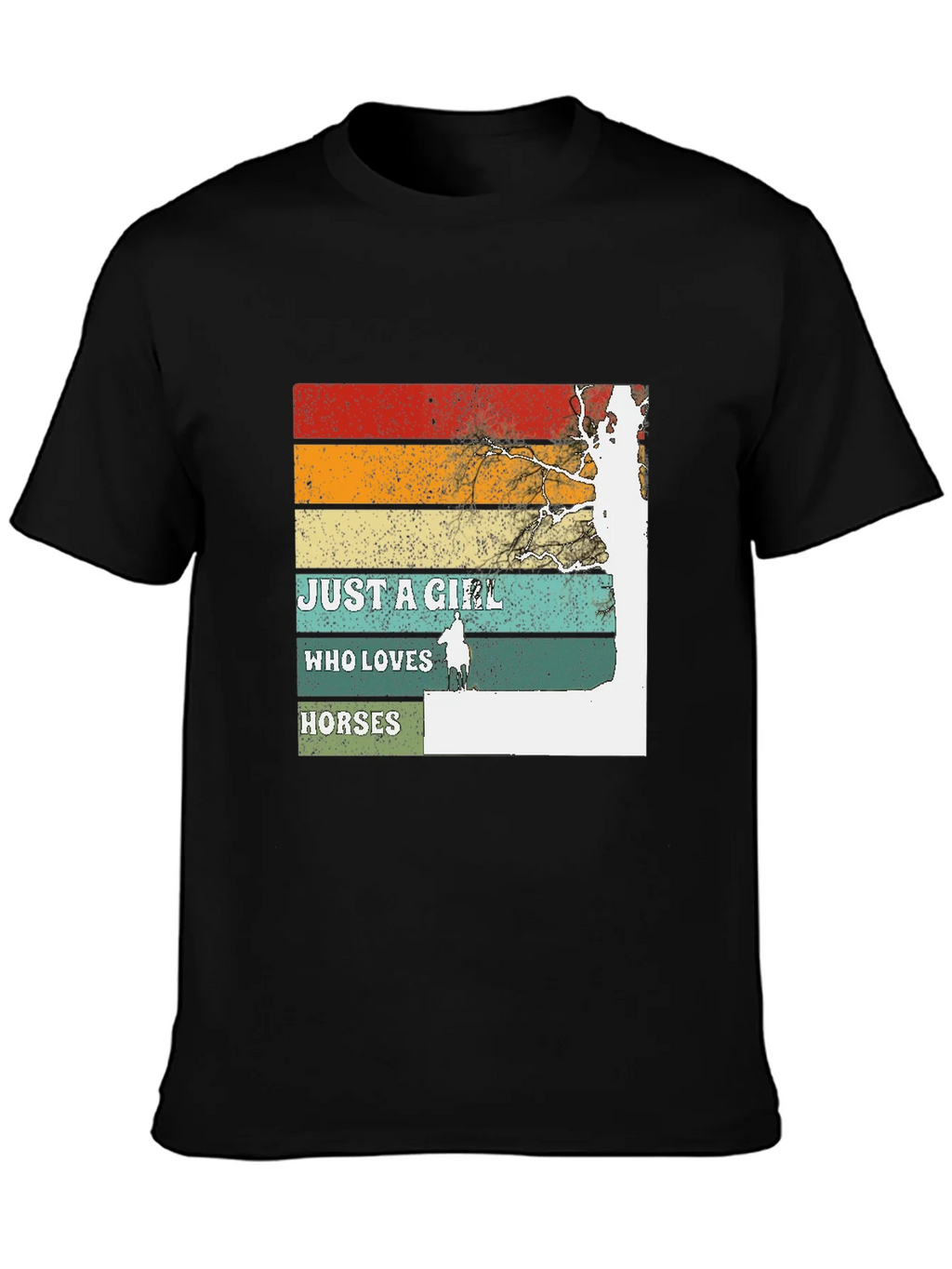 Just A Girl Who Loves Horses Graphic T-Shirt product image 2
