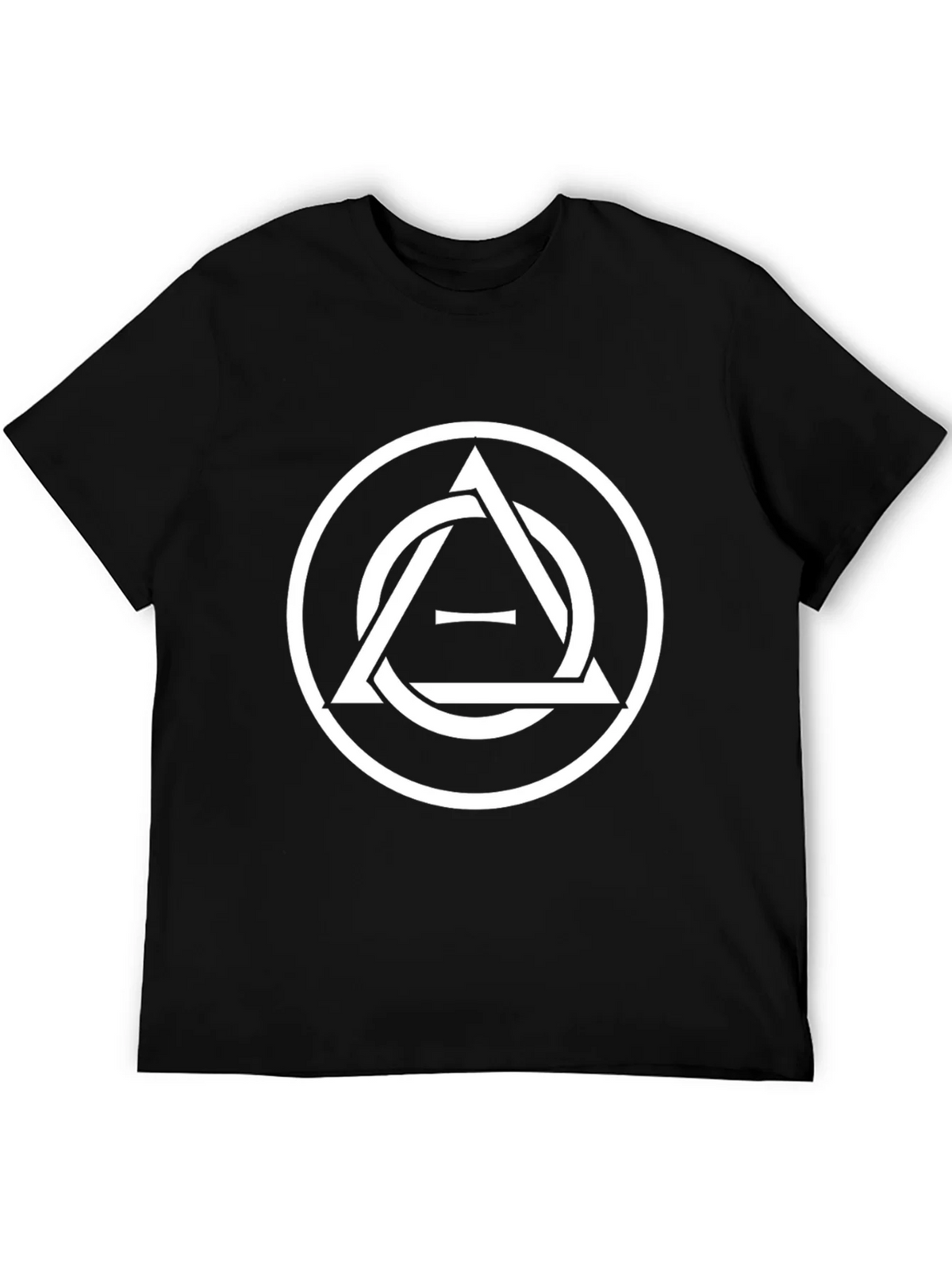 Geometric Circle T-Shirt - Black product image 1