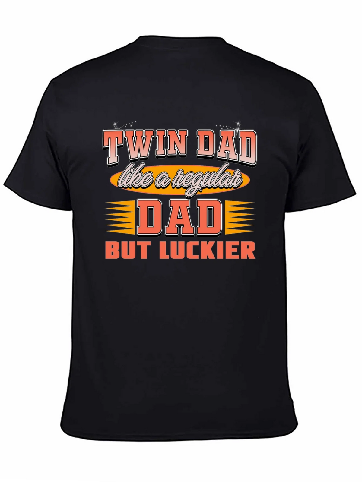 Twin Dad Graphic T-Shirt - Lucky Tee product image 4