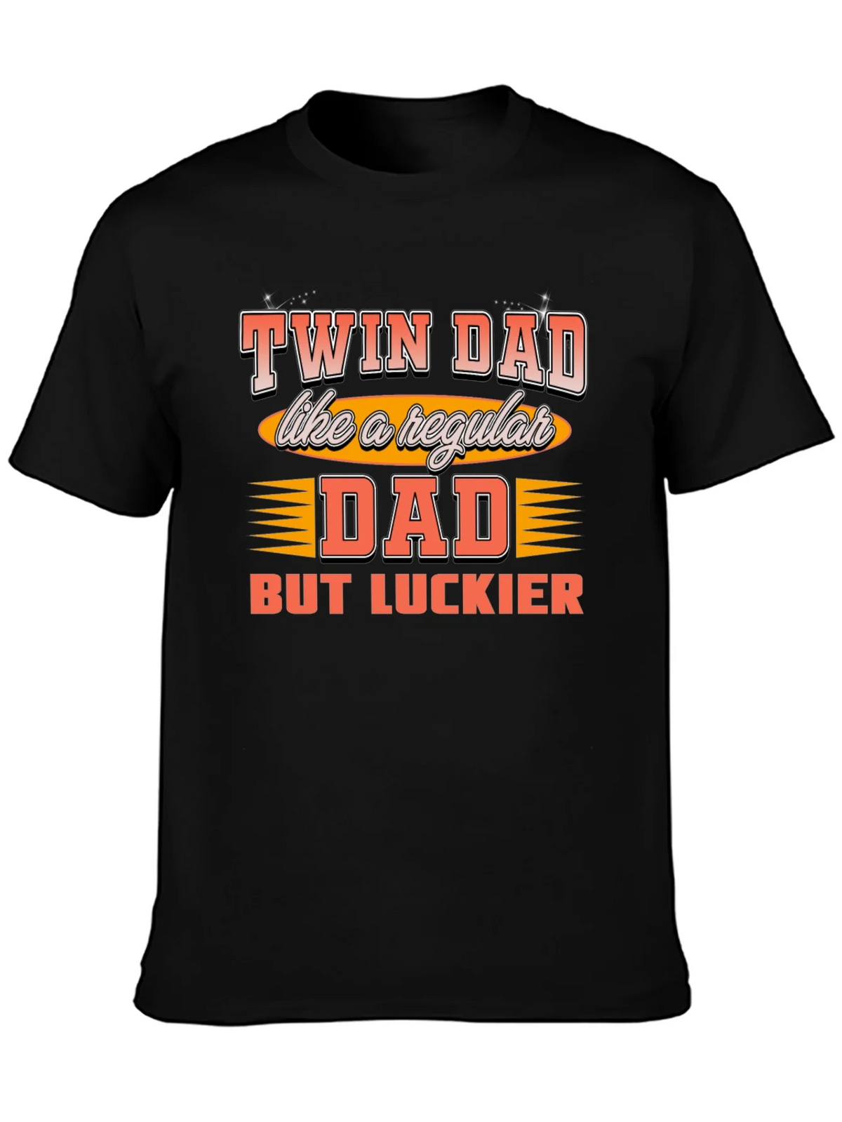 Twin Dad Graphic T-Shirt - Lucky Tee product image 3