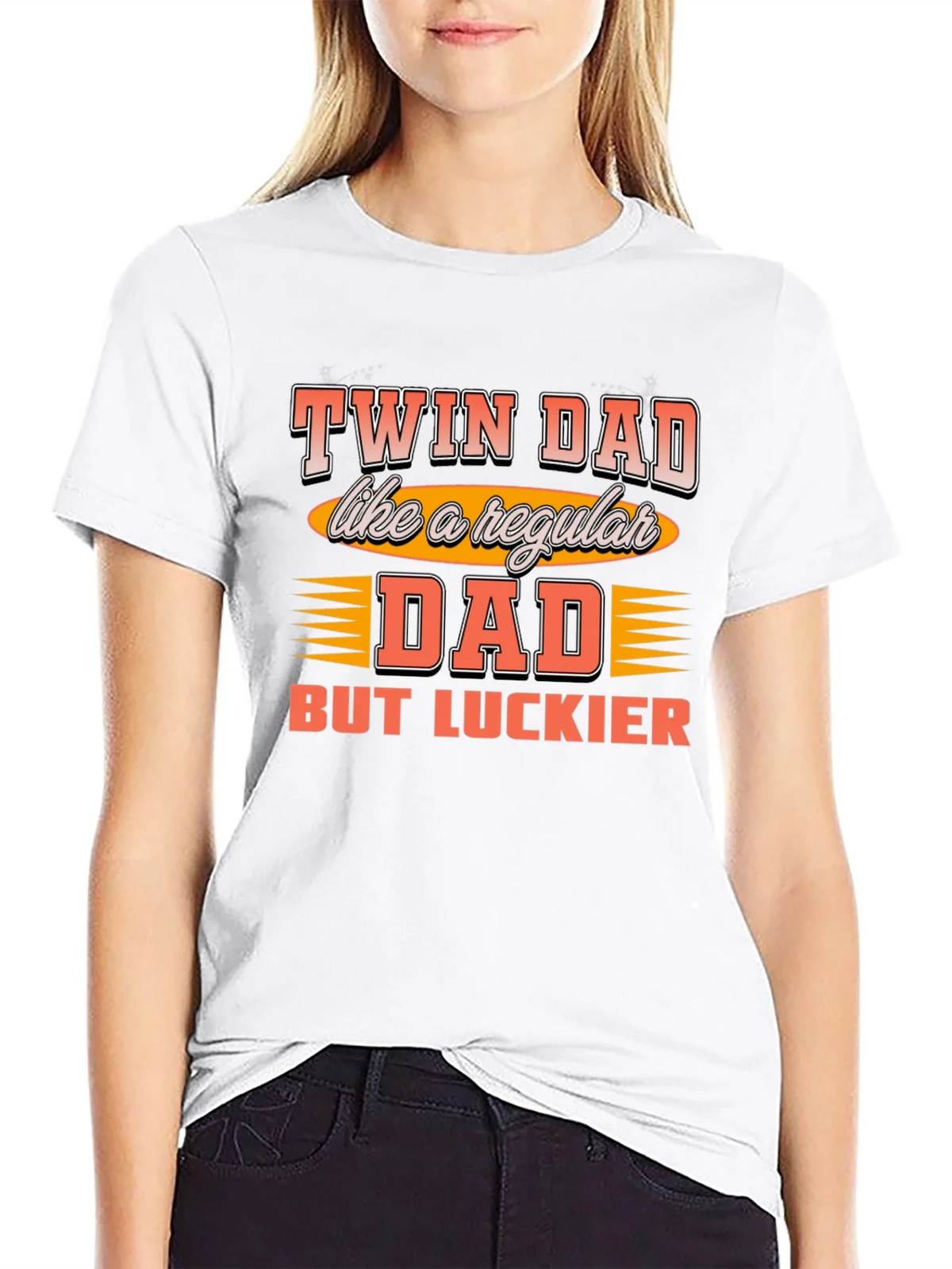 Twin Dad Graphic T-Shirt - Lucky Tee product image 8
